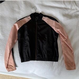 Women's Black and Pink Jacket